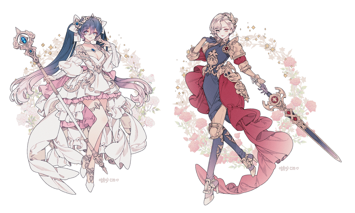 This is a pixiv picture whose title is 🎀cm🎀.