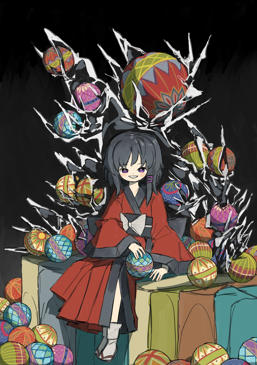 This is a pixiv picture whose title is 【リクエスト】鞠色の黒氷.