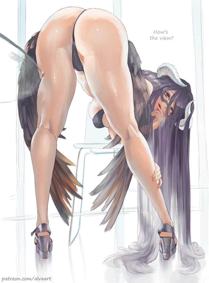 This is a pixiv picture whose title is Albedo.