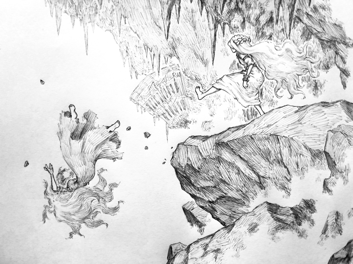 This is a pixiv picture whose title is Love Abandoned.