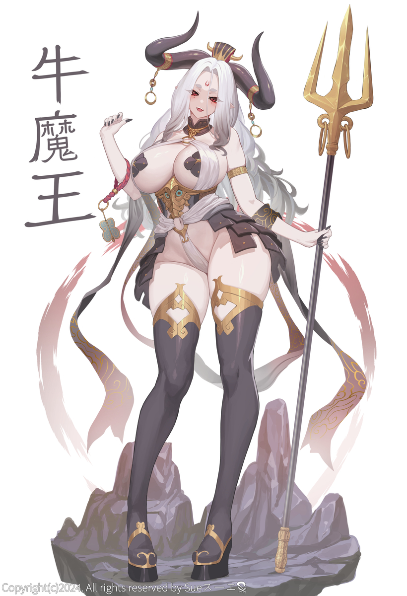 This is a pixiv picture whose title is OC.