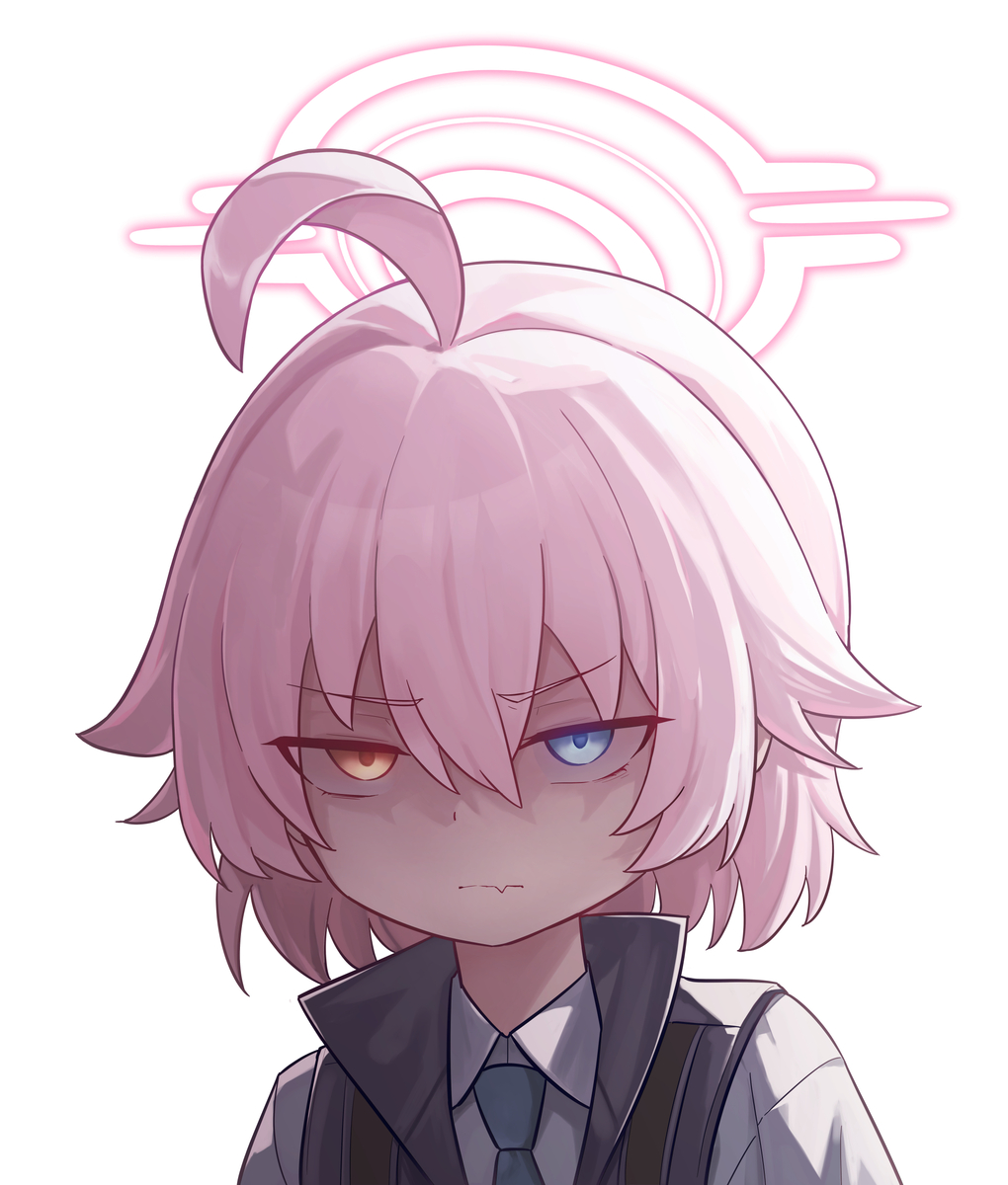 This is a pixiv picture whose title is 😡->🥰.