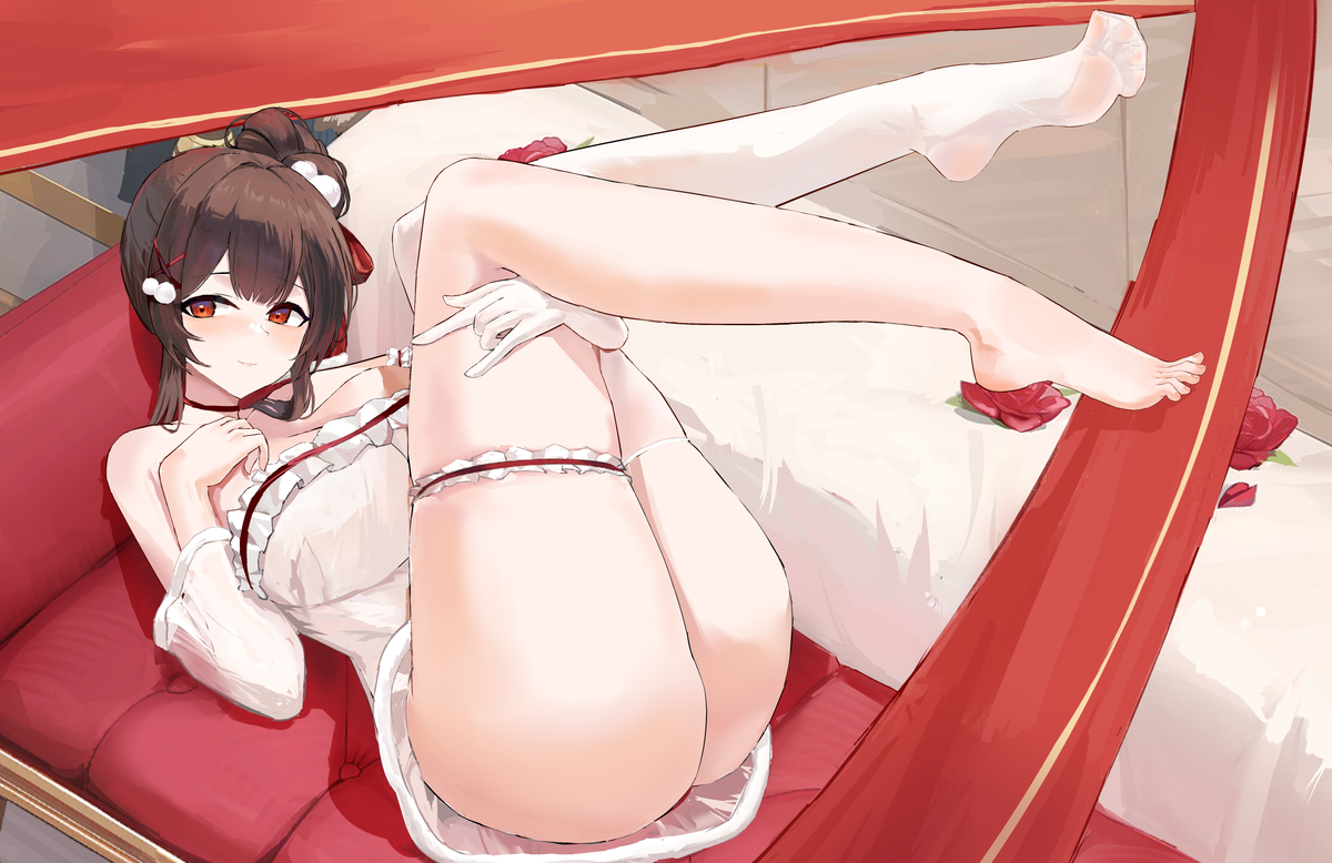 This is a pixiv picture whose title is 綾瀬(アズールレーン).