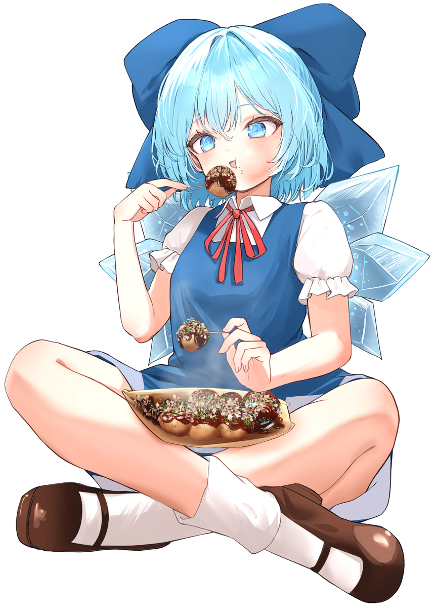 This is a pixiv picture whose title is たこやきちるの.