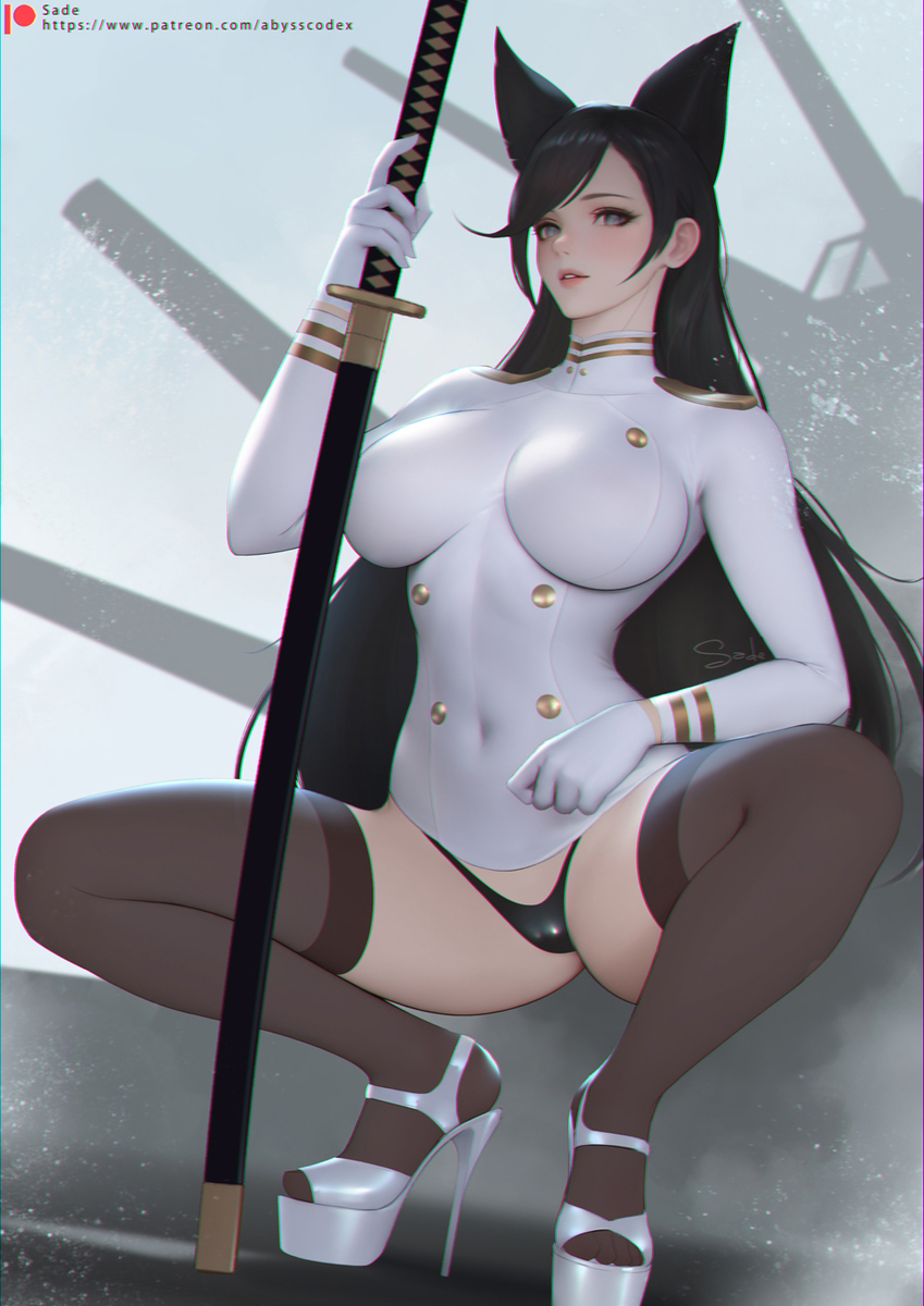 This is a pixiv picture whose title is 愛宕.