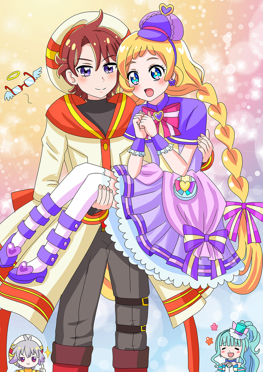 This is a pixiv picture whose title is 悟といろは.