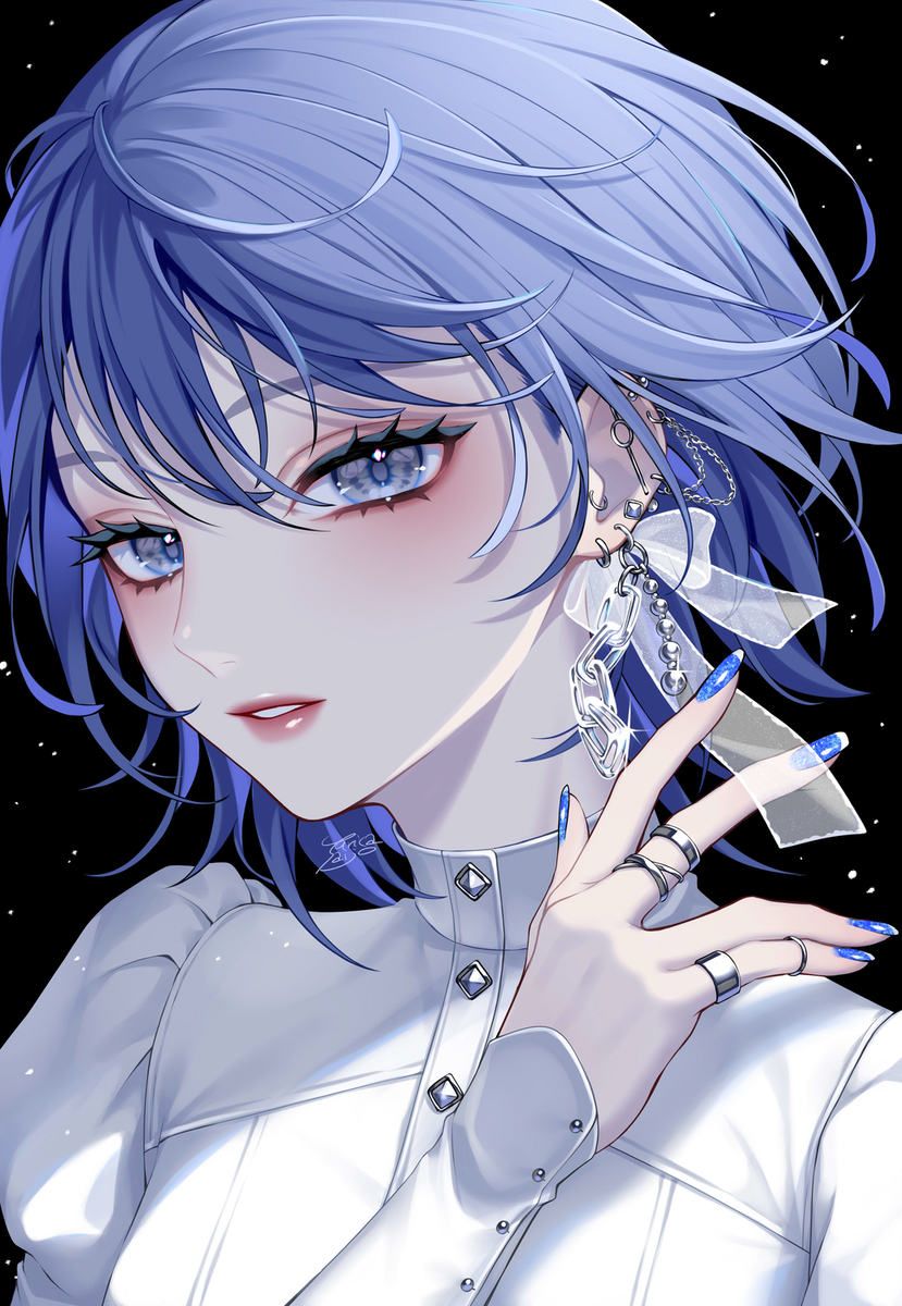 This is a pixiv picture whose title is ♡.