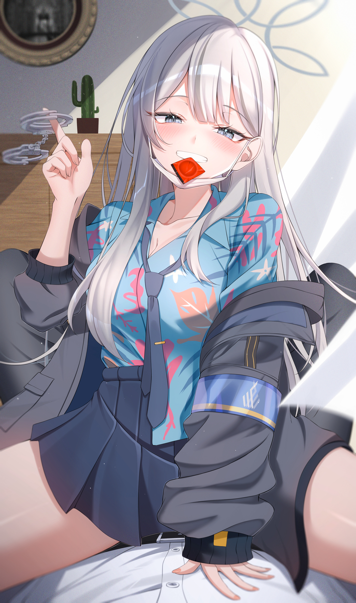 This is a pixiv picture whose title is 「つかまえたっす♡」.