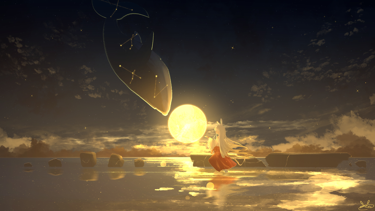 This is a pixiv picture whose title is Glow.