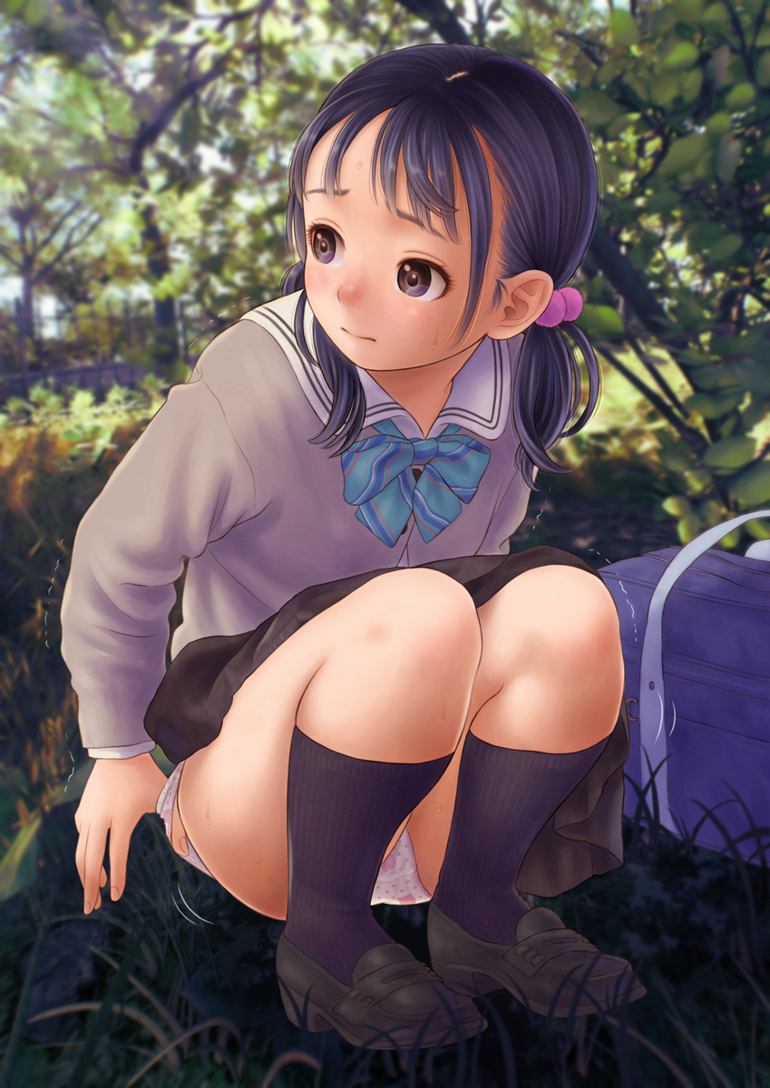 This is a pixiv picture whose title is なにかがしたいJCちゃん.