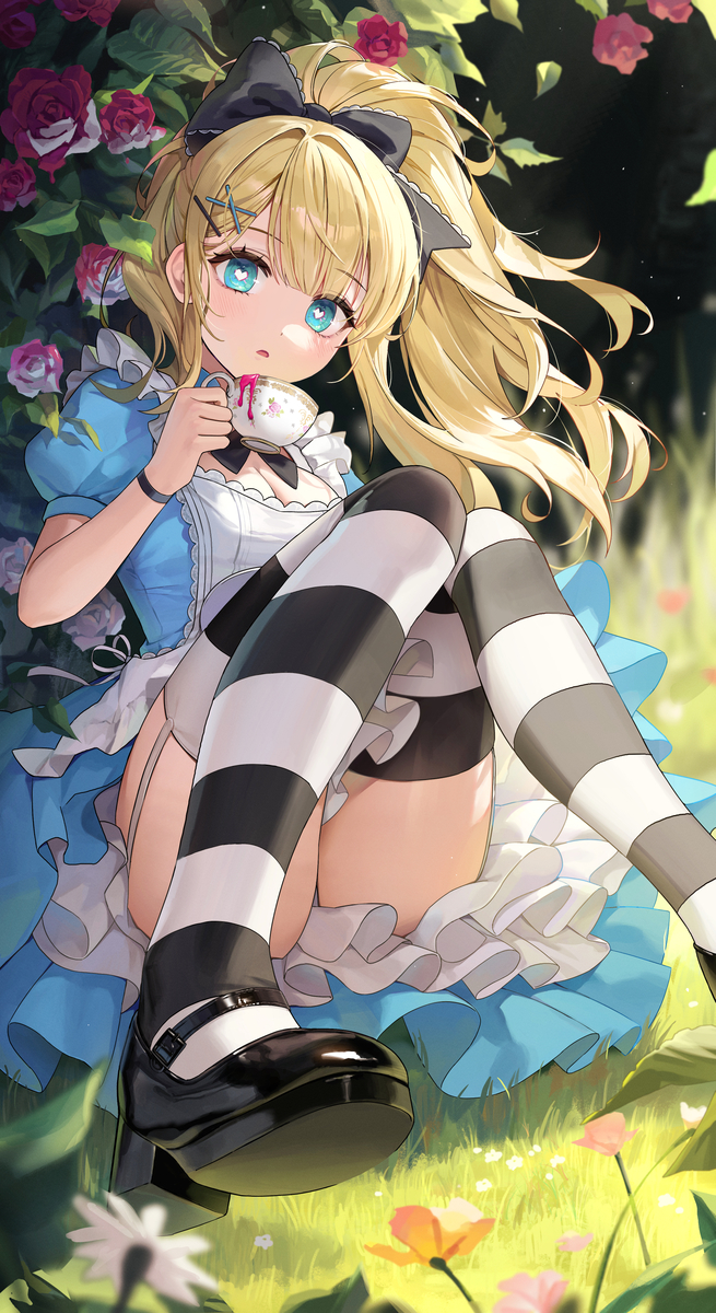 This is a pixiv picture whose title is Alice.