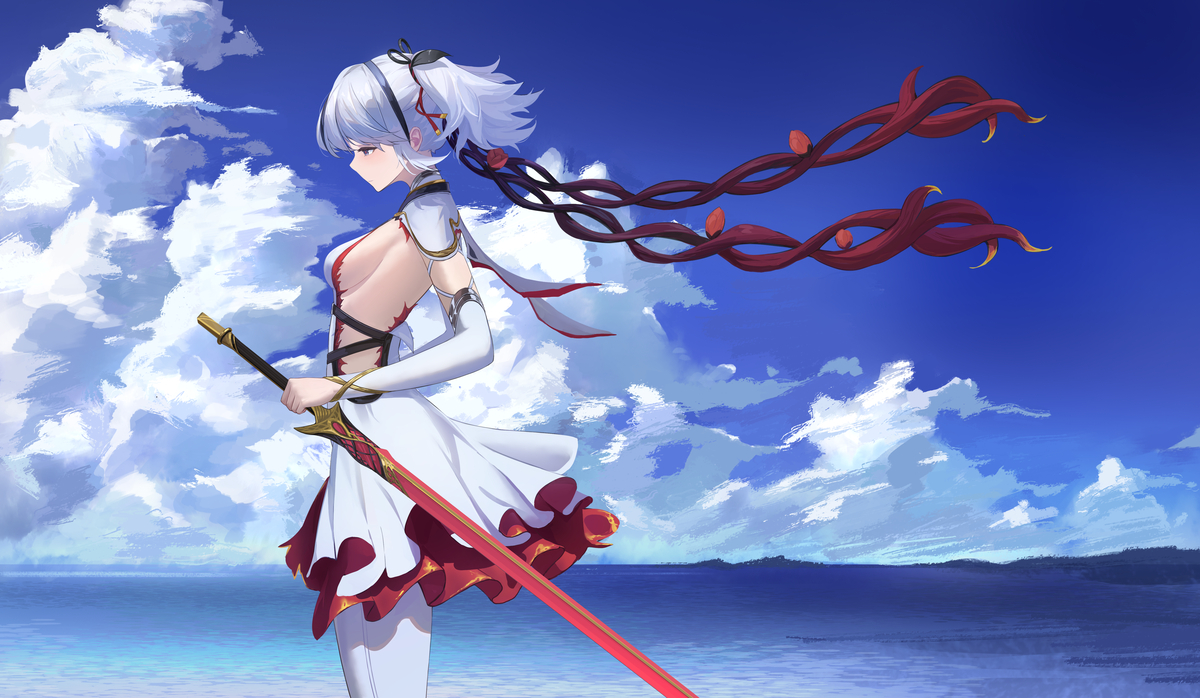 This is a pixiv picture whose title is 椿.