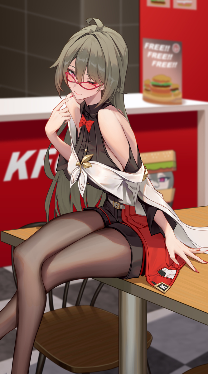 This is a pixiv picture whose title is KFC小薇同学.