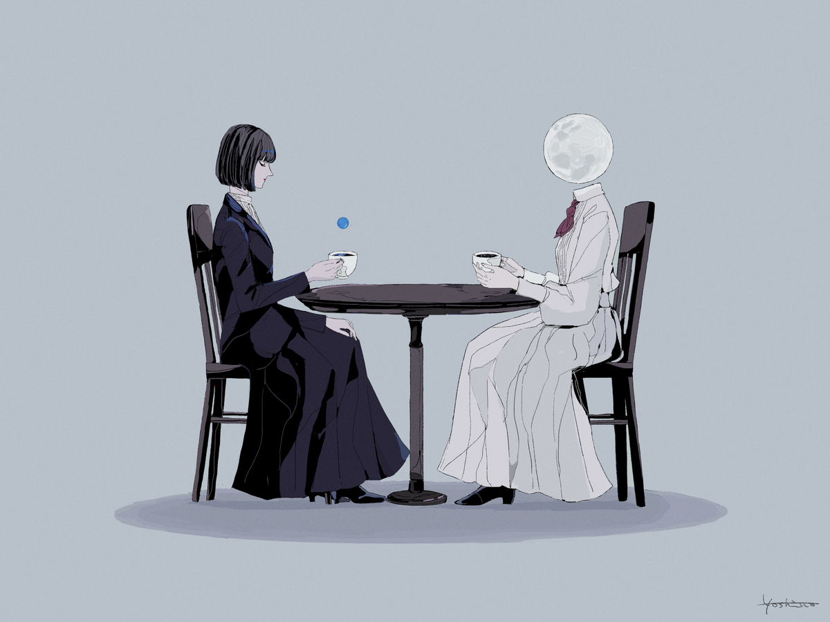 This is a pixiv picture whose title is コーヒータイム.