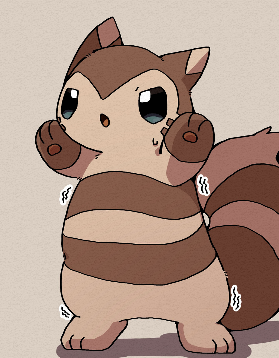 This is a pixiv picture whose title is オオタチのいかく！ ▼.