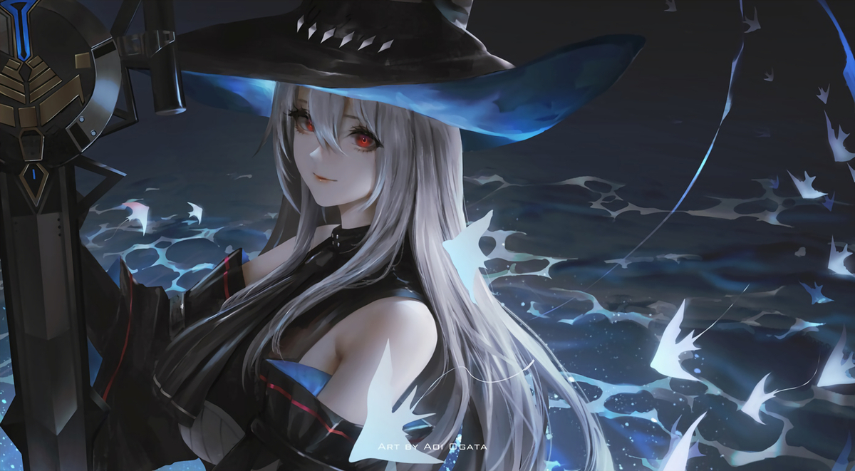 This is a pixiv picture whose title is Skadi | Arknights.