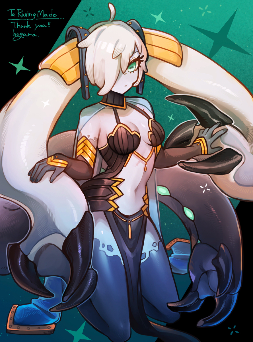 This is a pixiv picture whose title is 【Skeb】ご依頼者様OCさん.