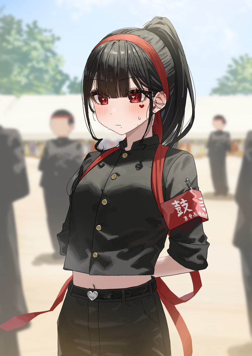 This is a pixiv picture whose title is 緊張の面持ち.