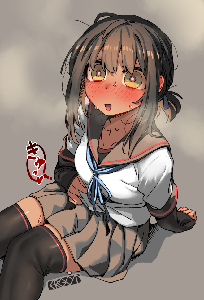This is a pixiv picture whose title is 「あ」.