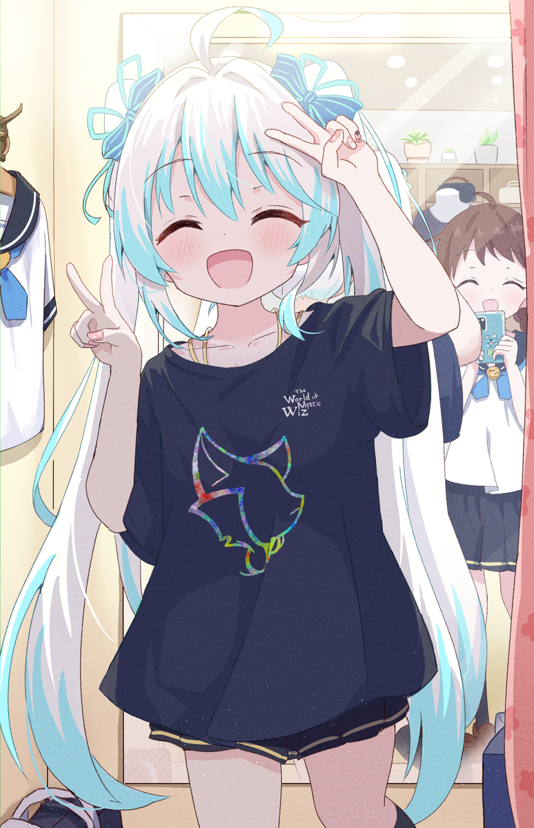 This is a pixiv picture whose title is 公式Tシャツリルム.