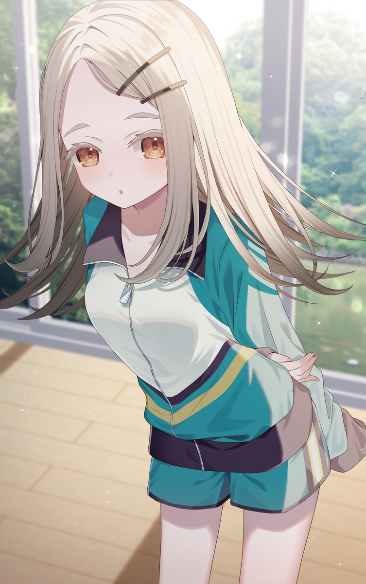 This is a pixiv picture whose title is 篠澤広の足の細さが愛おしい.....