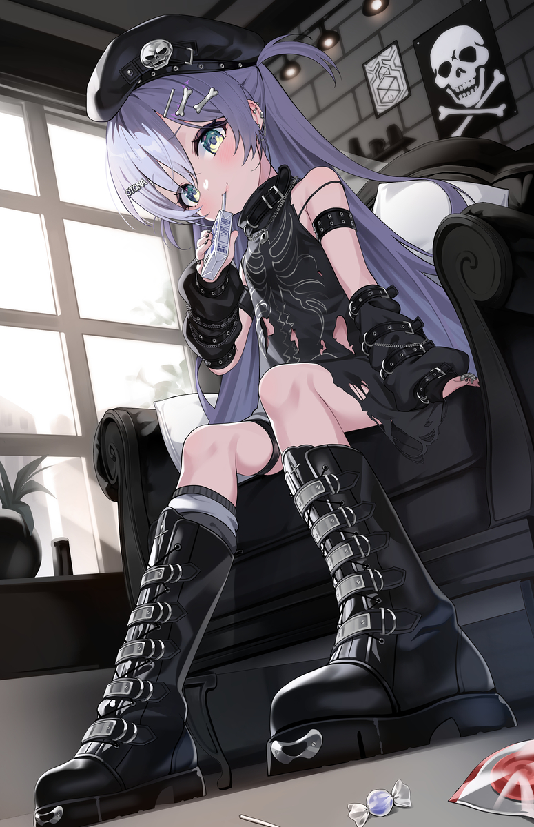 This is a pixiv picture whose title is 夜乃くろむ.