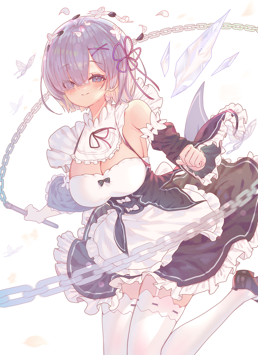 This is a pixiv picture whose title is Rem.