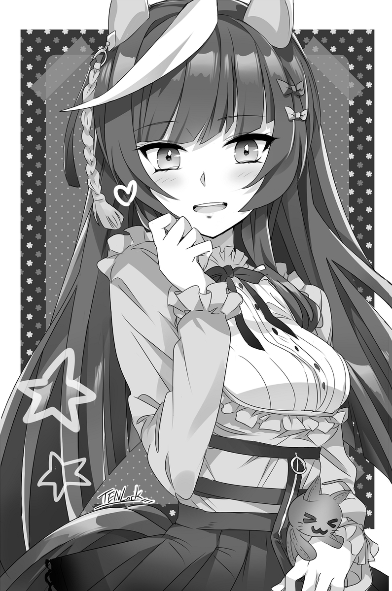 This is a pixiv picture whose title is 黙っていれば超絶清楚系美少女ライトオ（地雷系ライトオ）🎀.