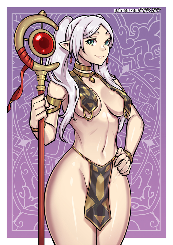 This is a pixiv picture whose title is フリーレン Exotic Dancer.