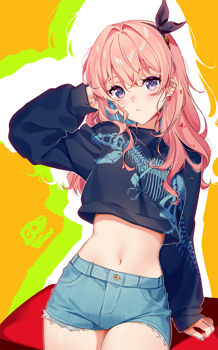 This is a pixiv picture whose title is 🦖.