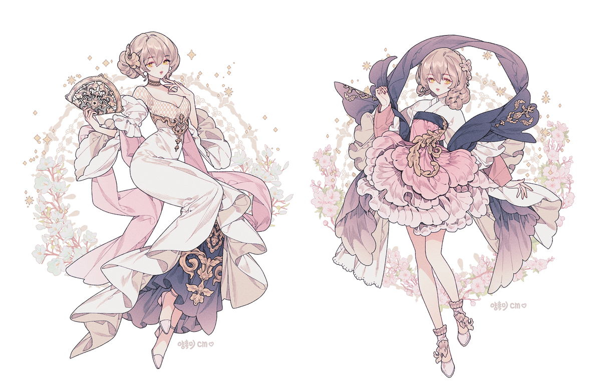 This is a pixiv picture whose title is cm.