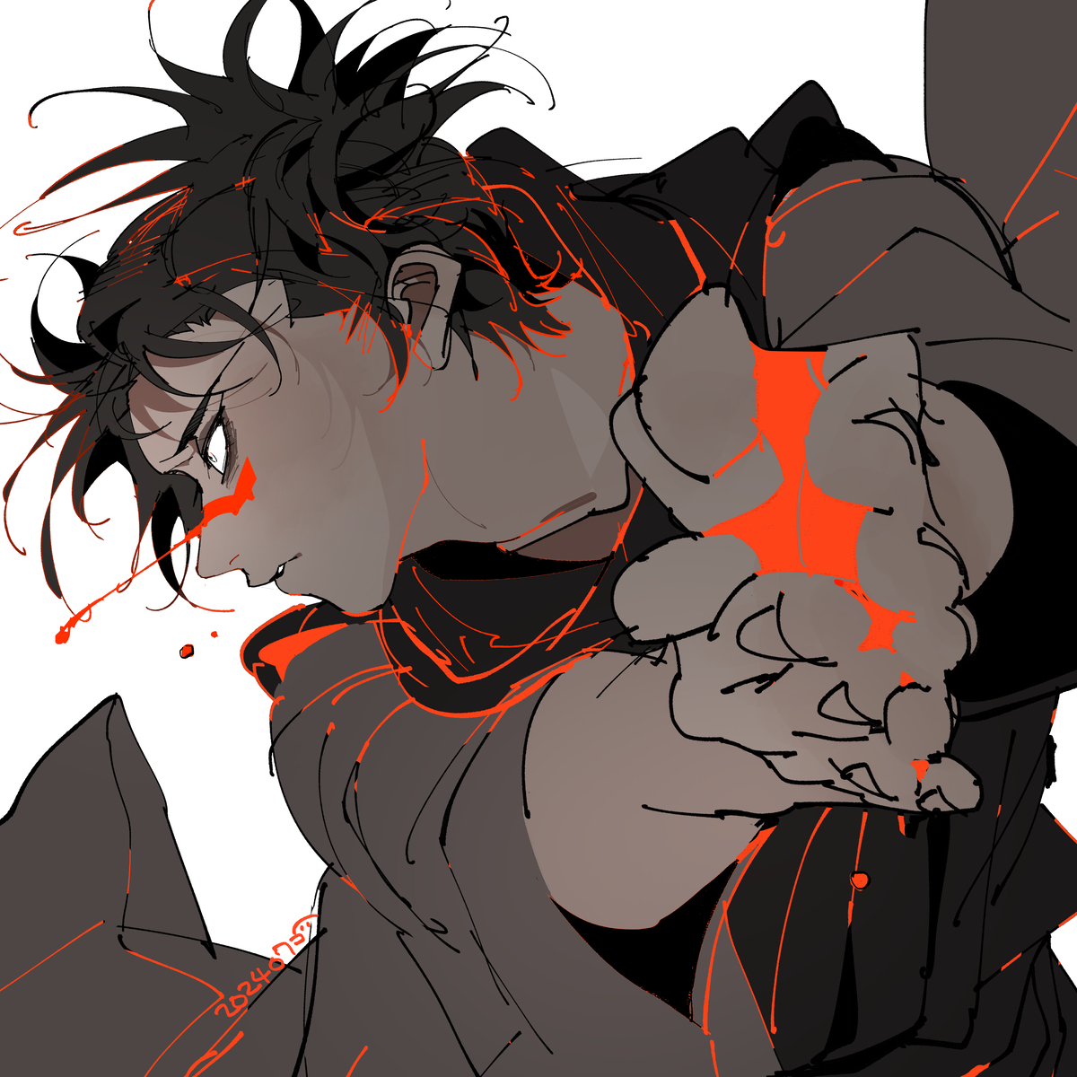 This is a pixiv picture whose title is お兄ちゃん.