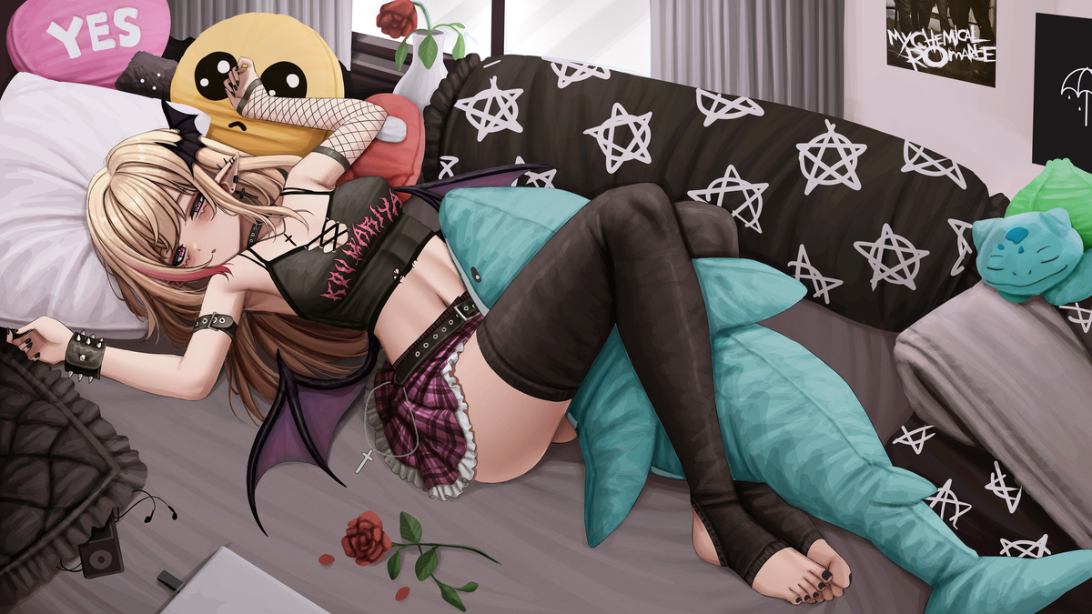 This is a pixiv picture whose title is Kou Mariya.