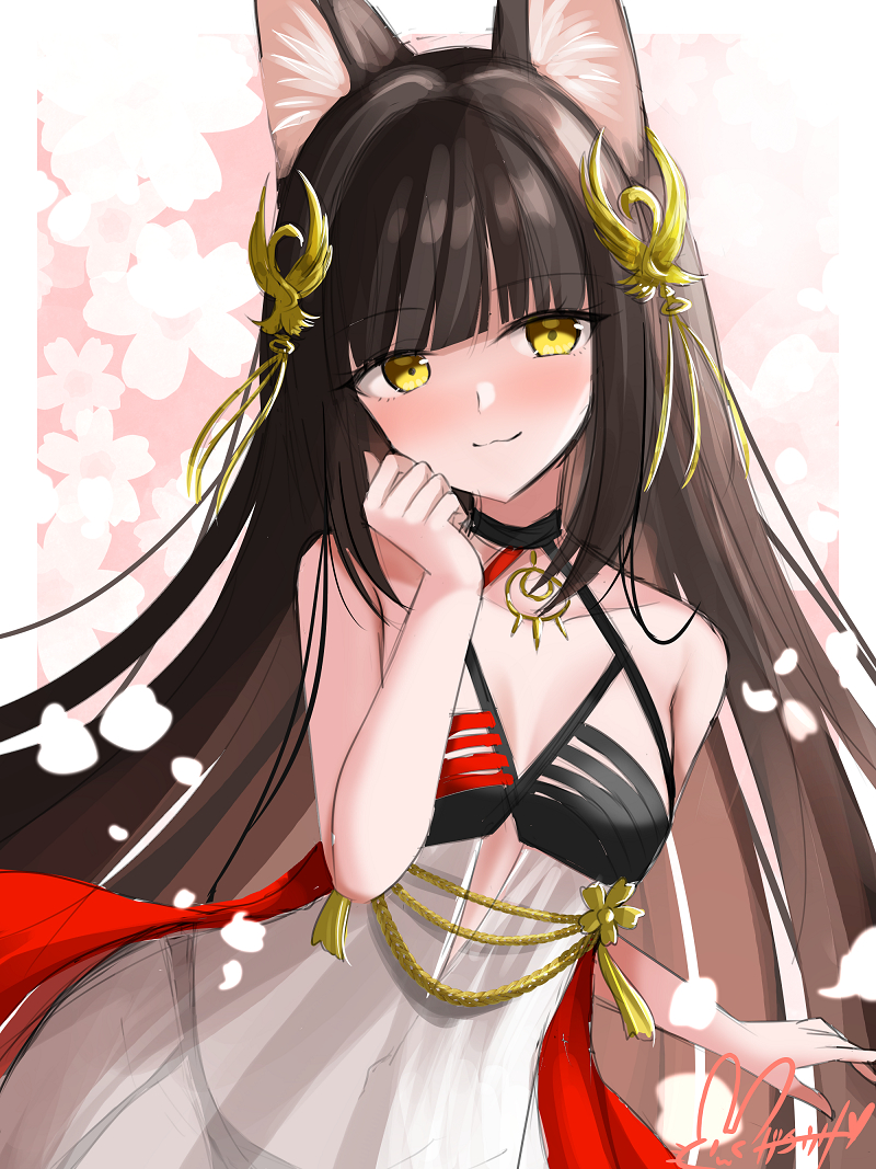 This is a pixiv picture whose title is 長門様(META).