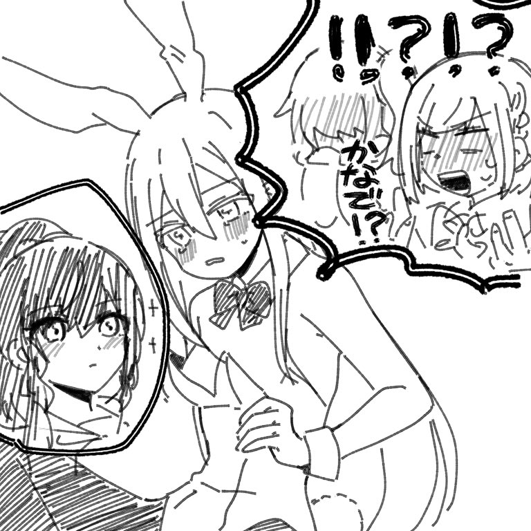 This is a pixiv picture whose title is バニー奏.