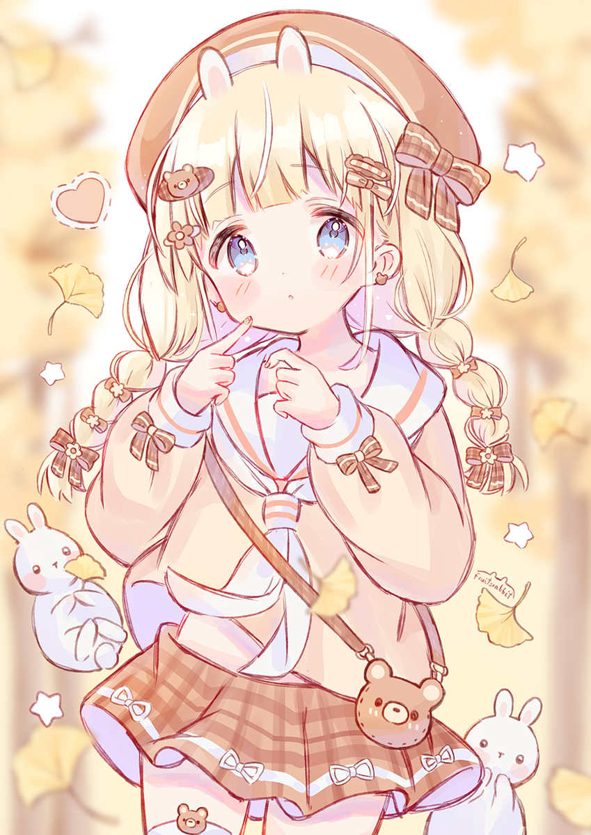 This is a pixiv picture whose title is 秋の散歩道🍁.