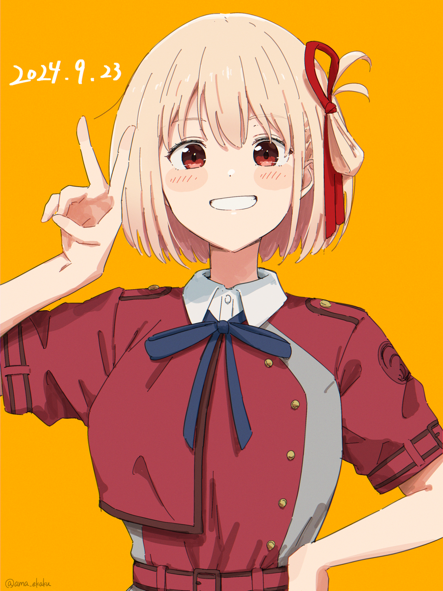 This is a pixiv picture whose title is 錦木千束生誕祭2024.
