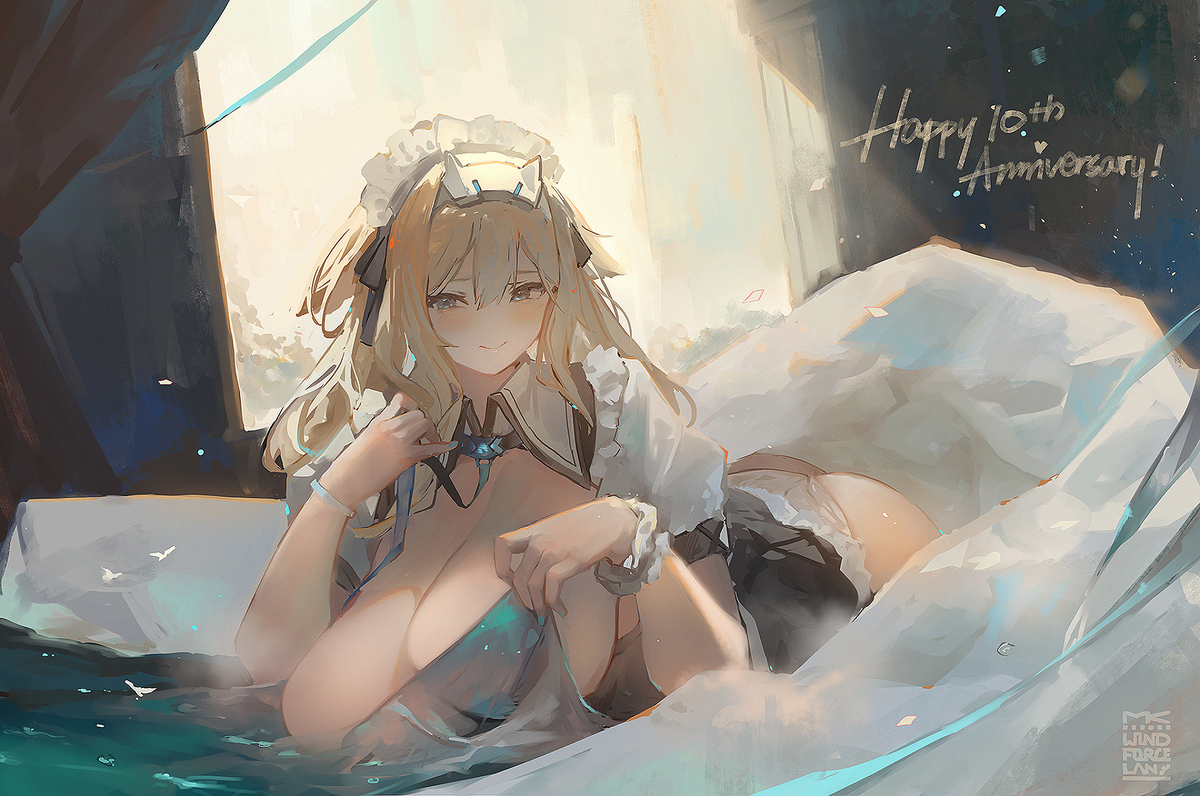 This is a pixiv picture whose title is 10th.