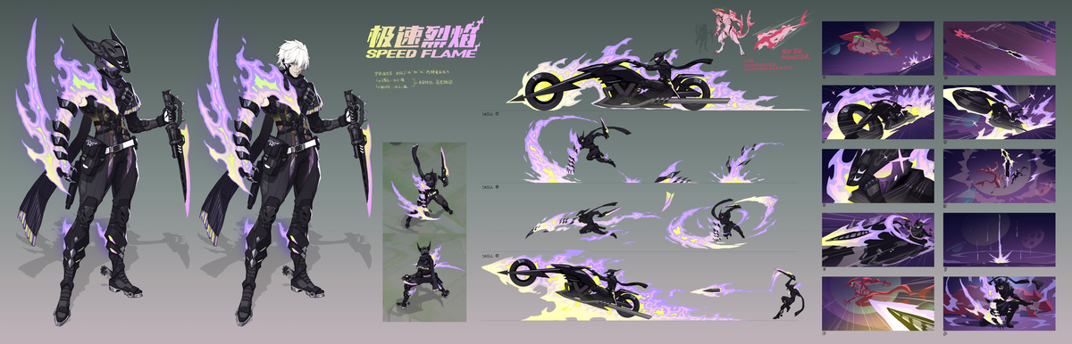 This is a pixiv picture whose title is 极速烈焰.