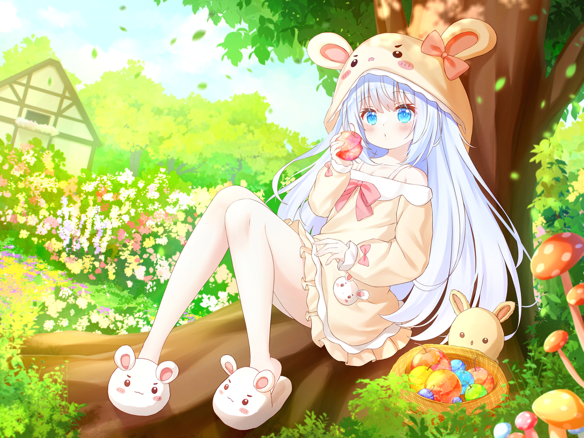 This is a pixiv picture whose title is 【委托】异世界软软萝莉.