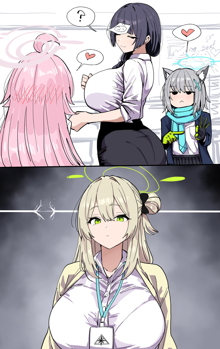 This is a pixiv picture whose title is ふーん.