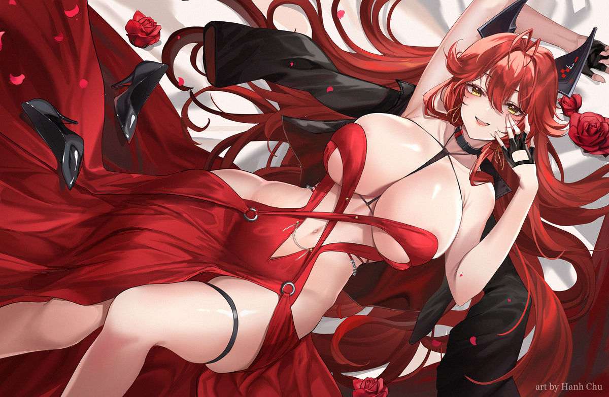 This is a pixiv picture whose title is レッドフード.