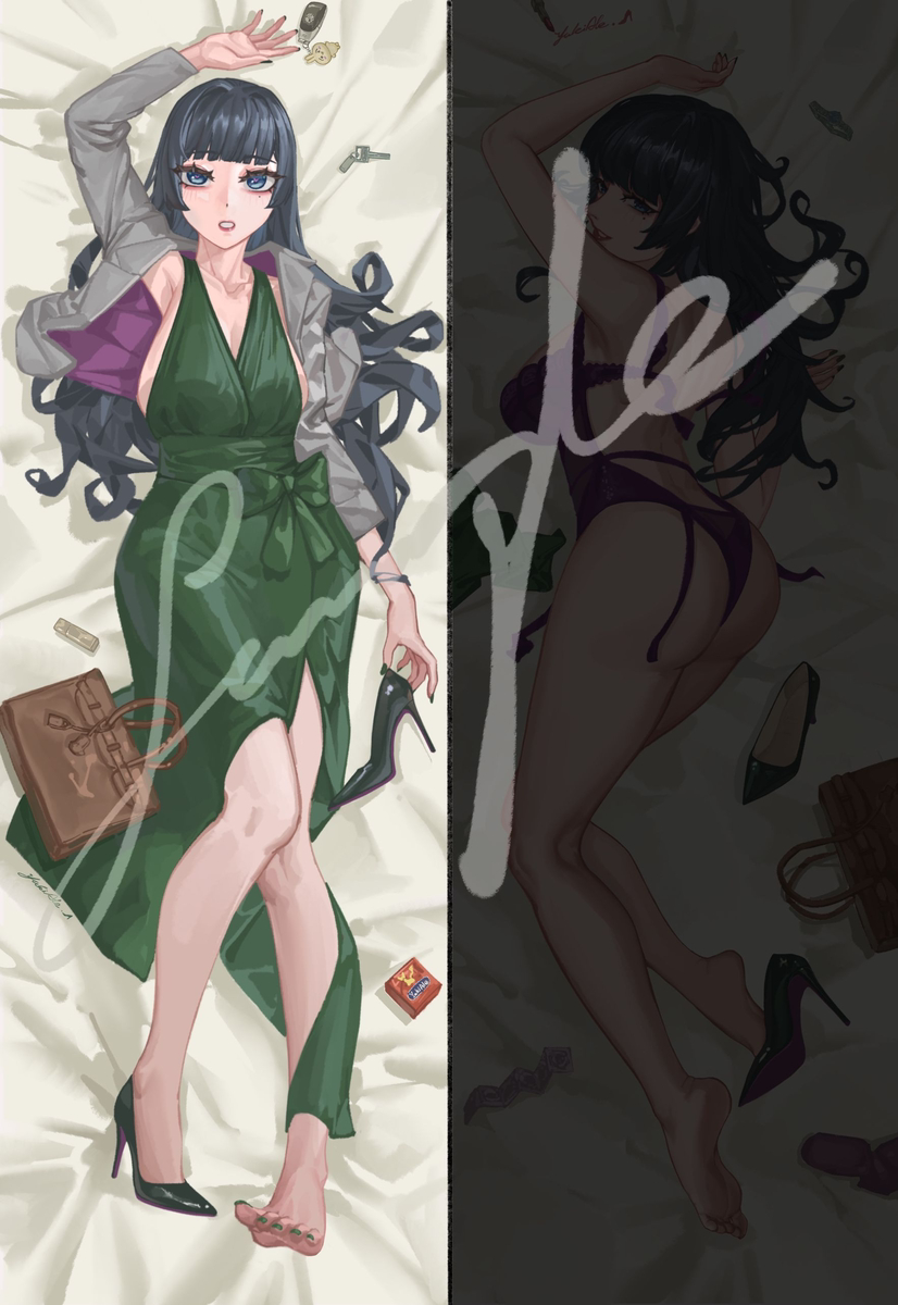 This is a pixiv picture whose title is pillowcase.