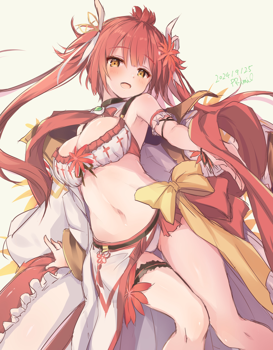 This is a pixiv picture whose title is 2024/9/23エアスケブ-ホシクジャク(花騎士).