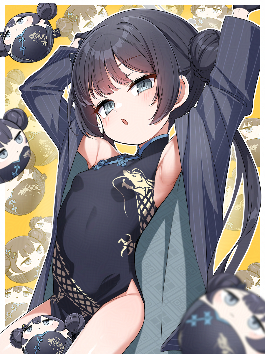 This is a pixiv picture whose title is キサキとキサキ人形.