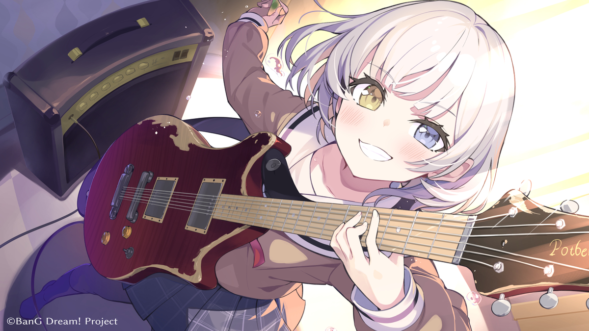 This is a pixiv picture whose title is 迷い猫🎸🐈️.