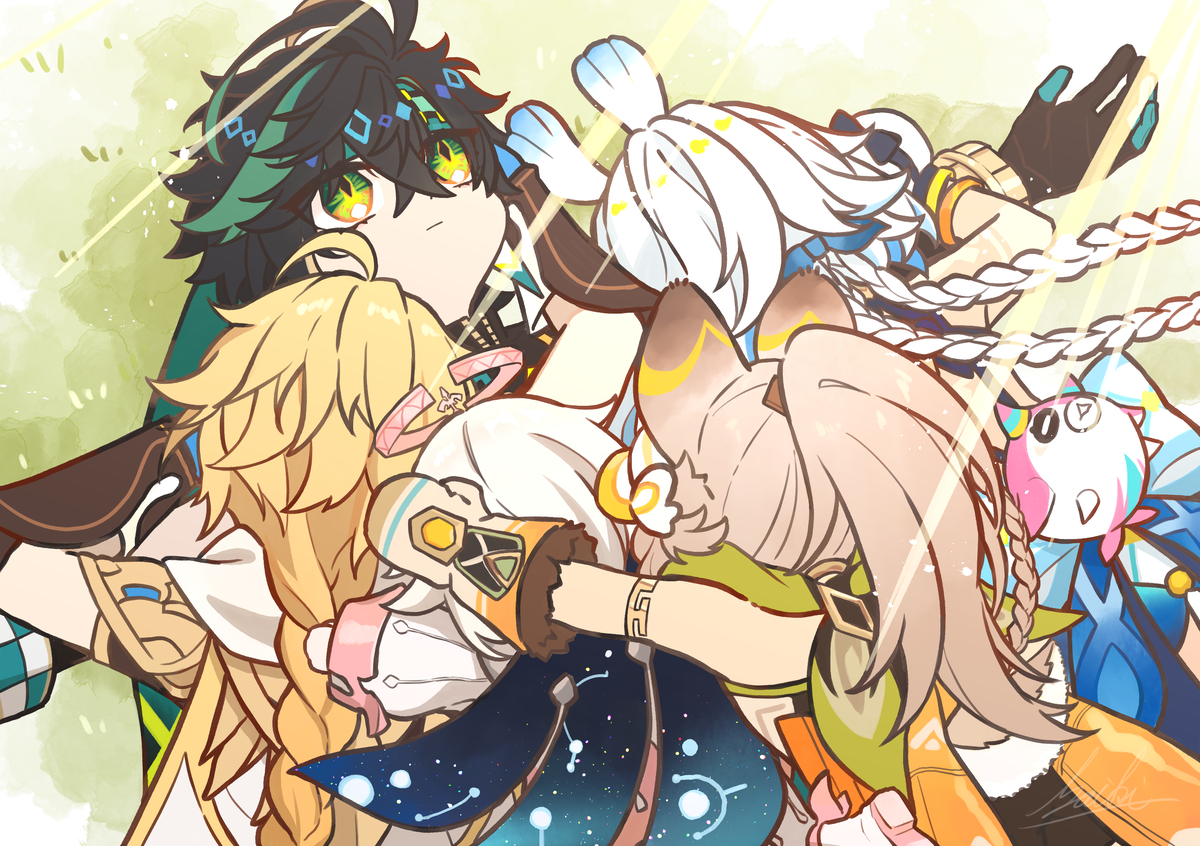 This is a pixiv picture whose title is 君に幸あれ.