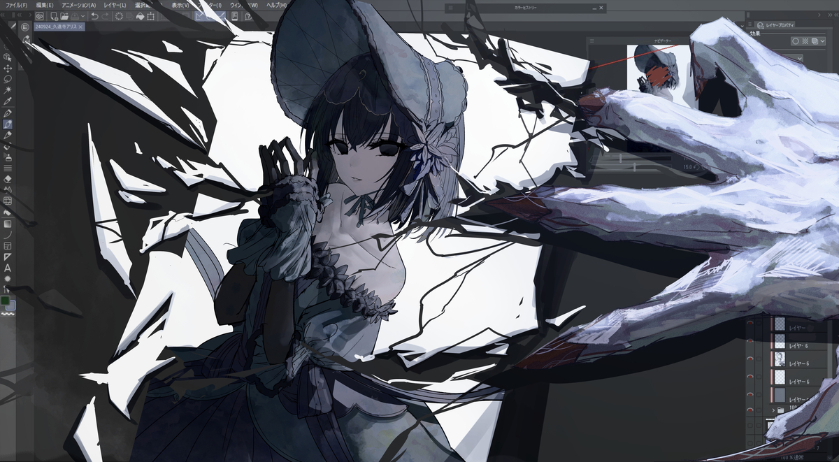This is a pixiv picture whose title is 無題.