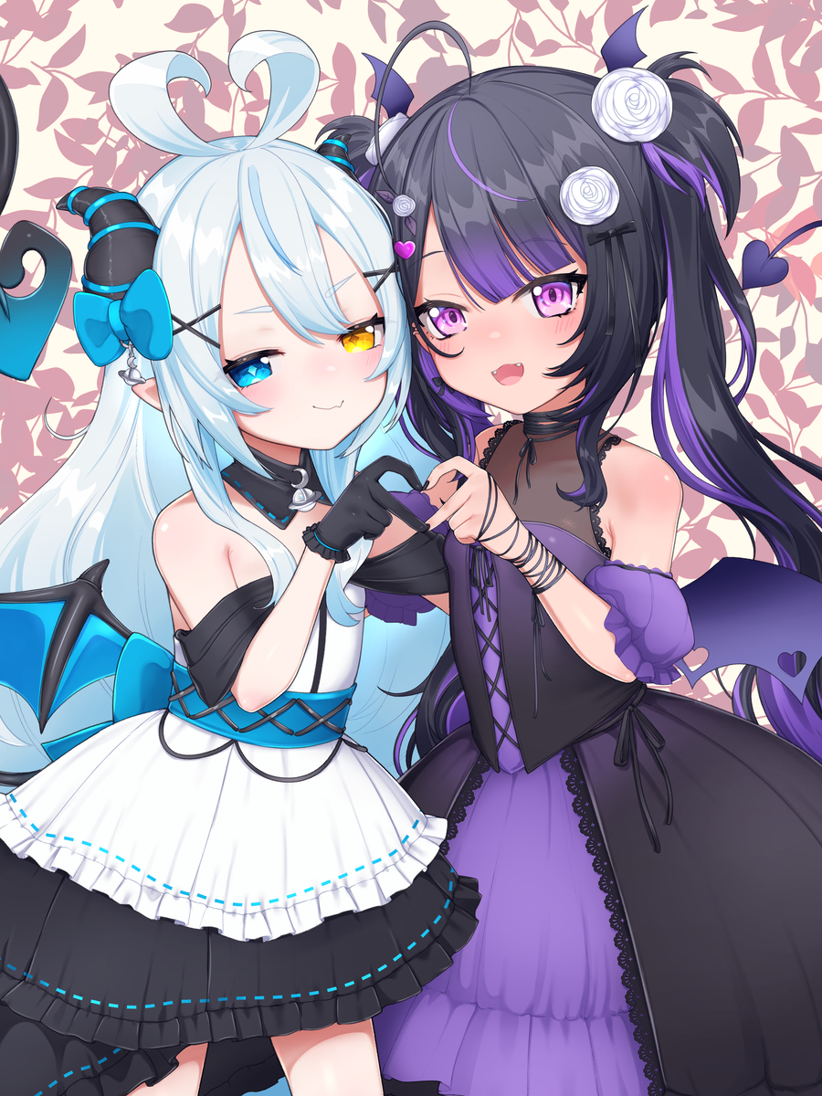 This is a pixiv picture whose title is Koa&Roca.