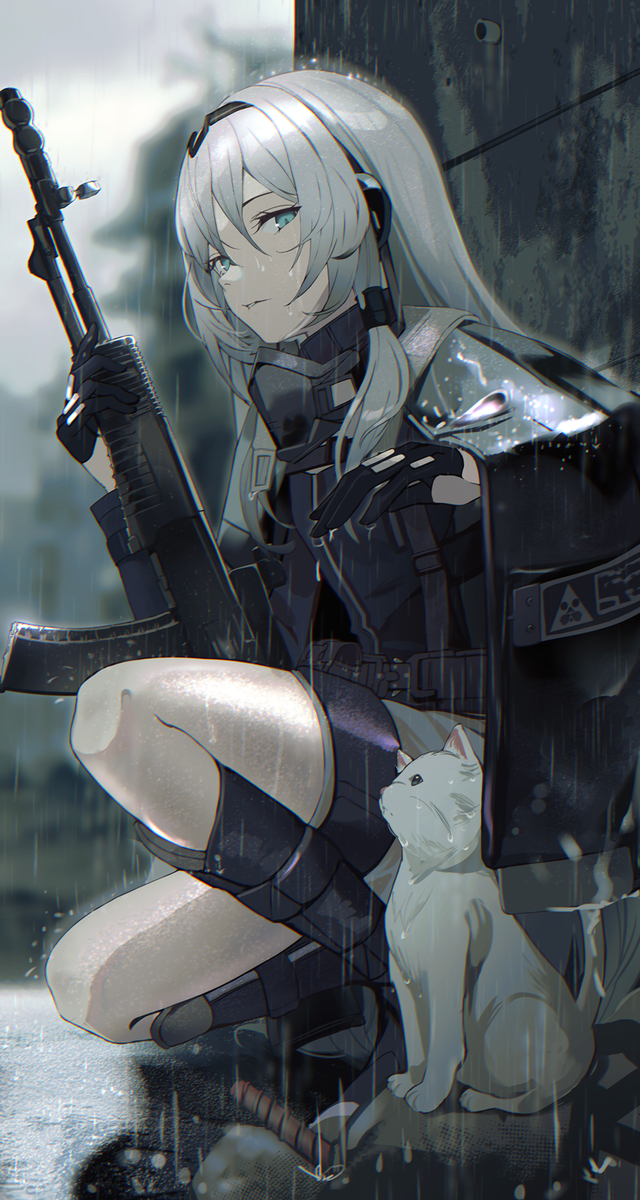 This is a pixiv picture whose title is Shelter.